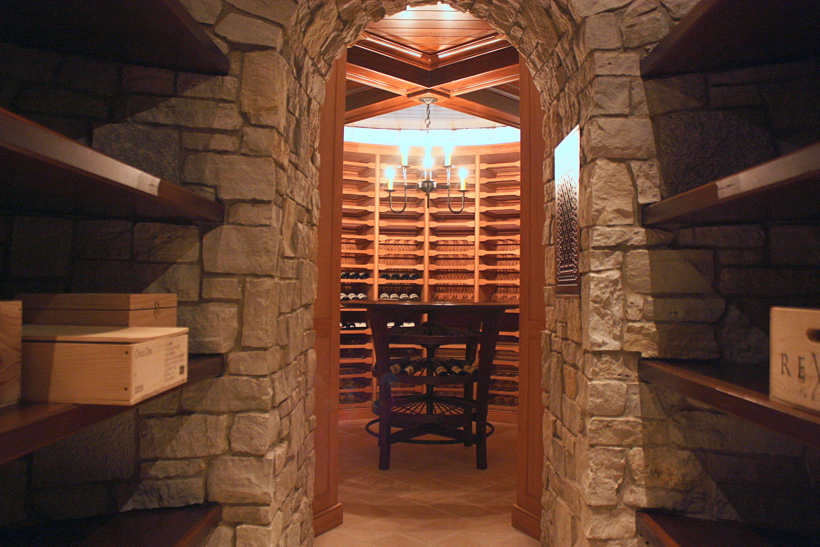 Holland, Michigan Wine Cellar Revel Custom Wine Cellars