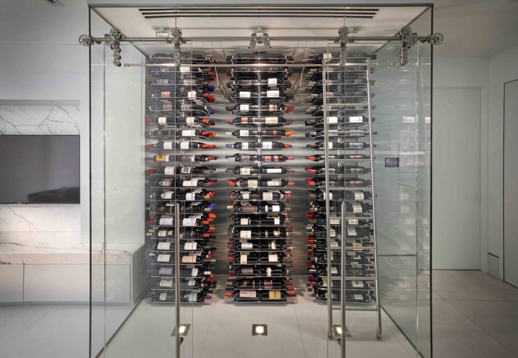 Contemporary wine racks