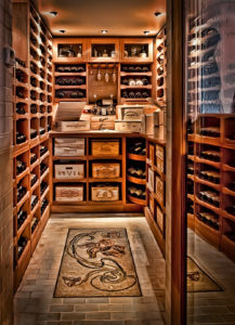Michigan custom wine cellar