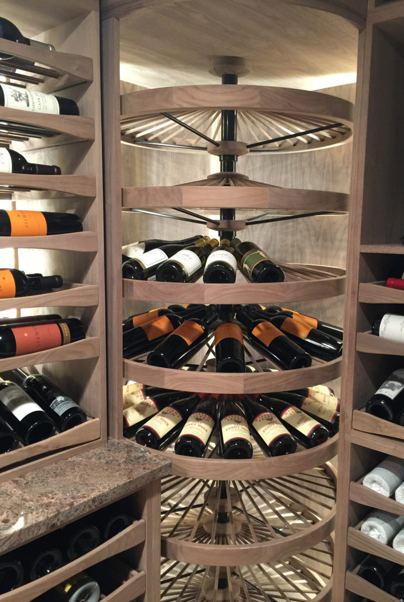 corner wine storage solutions