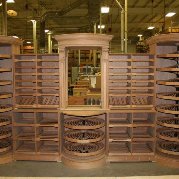 Assembled Wine Cellar Prepared for Delivery
