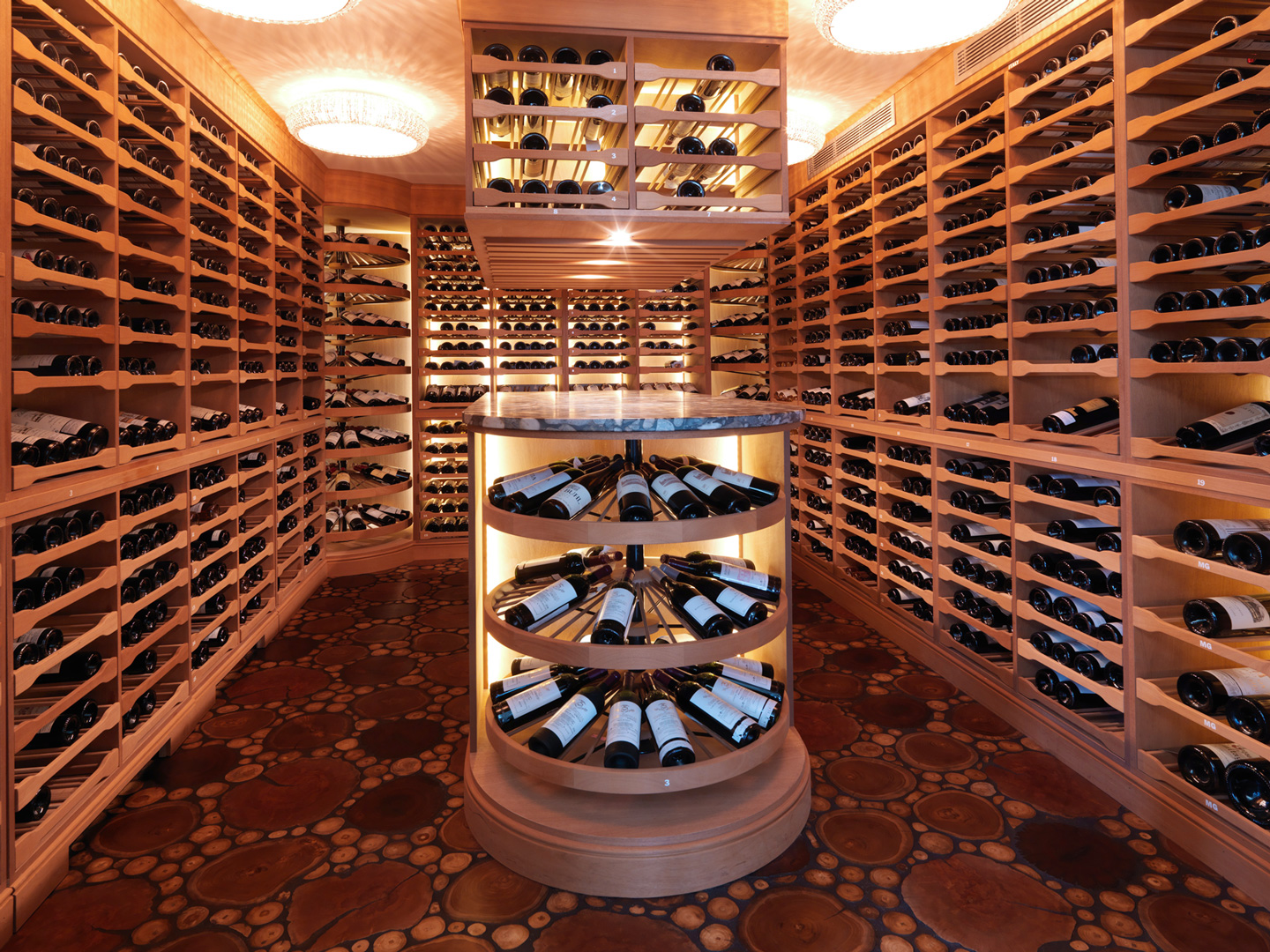 High-rise wine cellar in Chicago