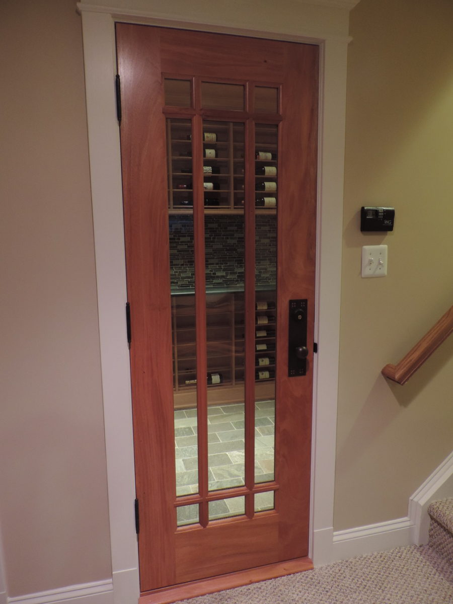 custom wine cellar doors