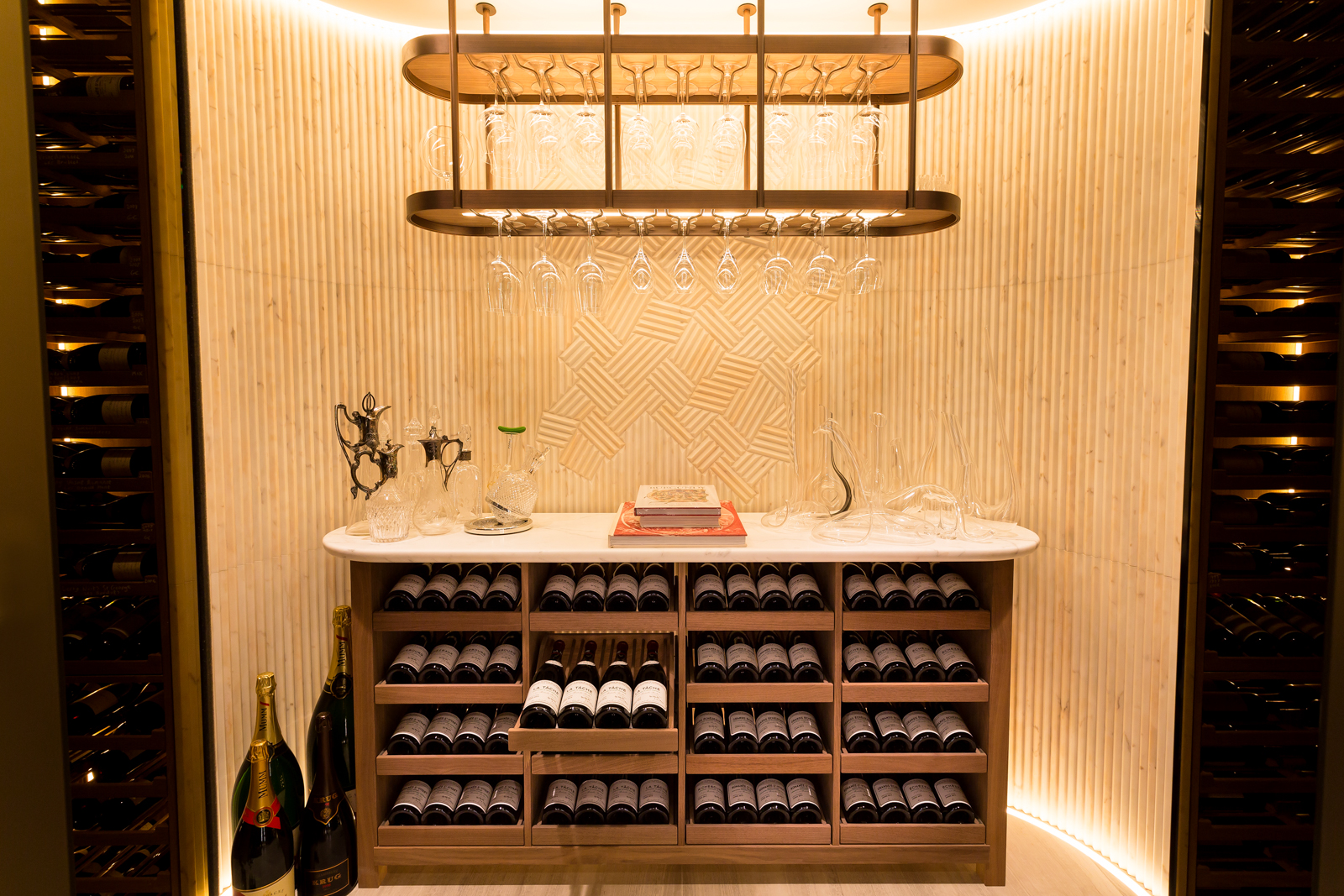 custom cabinet for wine storage