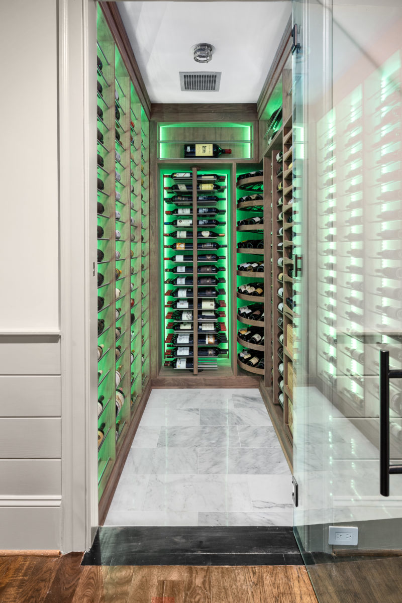 RGB LED changing to green in wine cellar