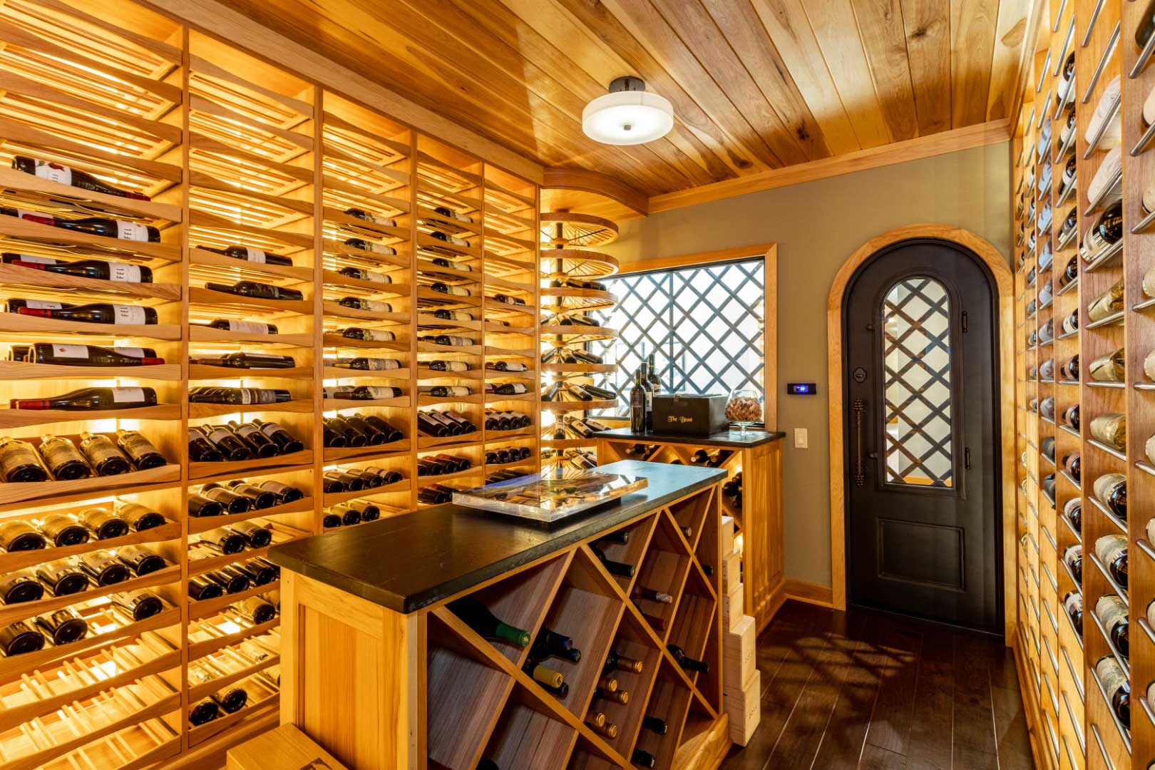 Sensational Hickory Wine Cellar