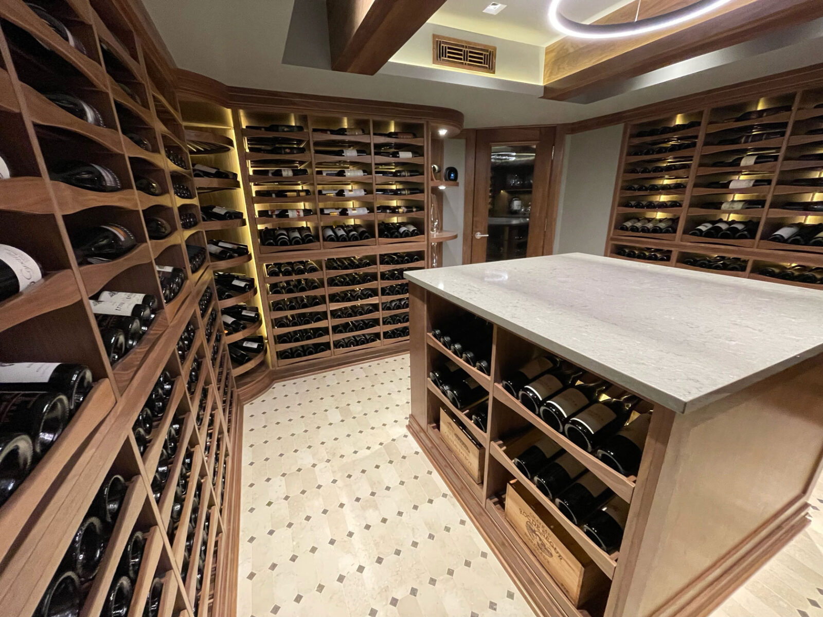 Illinois Custom Wine Cellar
