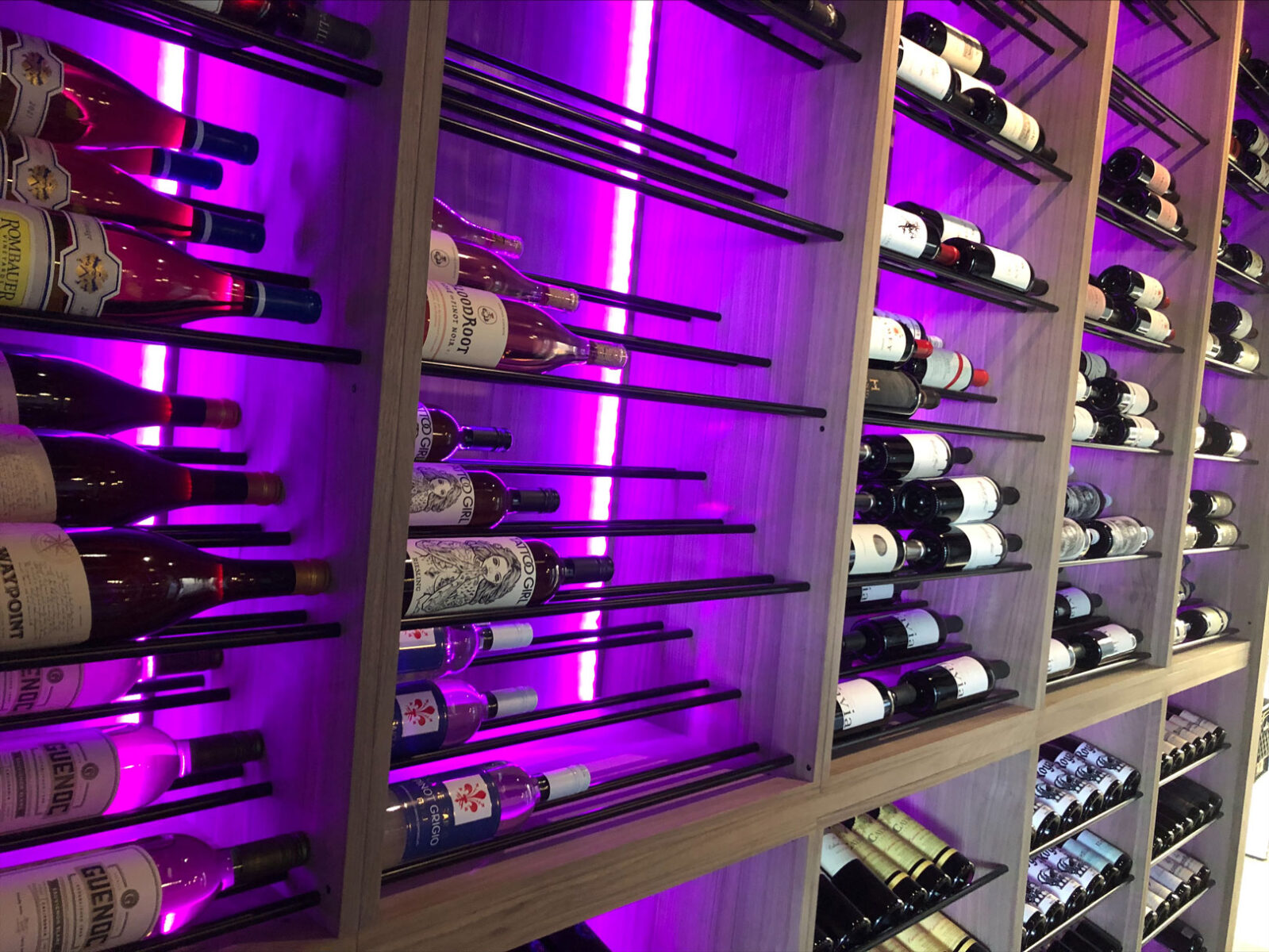 Wine Racks with Color LED